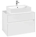 Villeroy & Boch Collaro Waschtischunterschrank 800 x 500 x 548mm, mit LED...