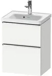 Duravit D-Neo Waschtischunterbau wandh&auml;ngend mit M&ouml;belgriff chrom - Wei&szlig; Matt