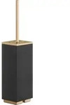 Gessi Rettangolo Stand-Toilettenb&uuml;rstengarnitur Beh&auml;lter schwarz - warm...