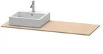 Duravit Xsquare Konsole mit einem Ausschnitt XS060G, 1400 x 550mm - Leinen