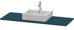 Duravit Xsquare Konsole mit einem Ausschnitt XS060G, 1400 x 550mm - nachtblau