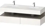Duravit Collection One Einbauwaschtisch mit Unterbau 1600mm - wei&szlig; supermatt