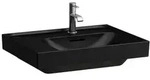 LAUFEN MEDA Aufsatzwaschtisch mit Ablage links 600 x 460mm - schwarz matt