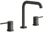 Gessi 316 Cesello 3-Loch-Waschtischarmatur 162mm hoch - Metall schwarz...