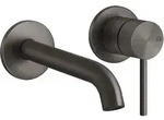Gessi 316 Flessa Waschtisch-Wand-Einhebelmischer 146-116mm - Metall schwarz