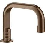Gessi Inciso Waschtisch-Standauslauf H&ouml;he 145mm - Kupfer geb&uuml;rstet