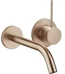 Dornbracht Meta SLIM Waschtisch-Wand-Einhandbatterie Ausladung 190mm - Bronze