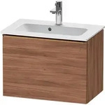 Duravit D-Neo Waschtischunterbau wandh&auml;ngend mit M&ouml;belgriff Bronze geb&uuml;rstet...
