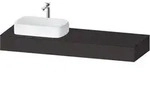 Duravit Collection One Konsole 1600x550x170 mm, f&uuml;r Becken links - graphit