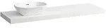 LAUFEN Lani Waschtischplatte 1570mm, mit Ausschnitt - wei&szlig; matt