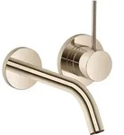 Dornbracht Meta SLIM Waschtisch-Wand-Einhandbatterie Ausladung 190mm - light gold