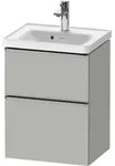 Duravit D-Neo Waschtischunterbau wandh&auml;ngend mit M&ouml;belgriff Edelstahl...