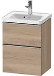Duravit D-Neo Waschtischunterbau wandh&auml;ngend mit M&ouml;belgriff Edelstahl...