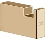 Gessi Rettangolo Bademantelhaken - warm bronze PVD