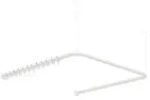 HEWI System 900 Vorhangstange f&uuml;r Dusche 1200 x 1200mm - wei&szlig; matt