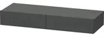Duravit DuraStyle Schubkastenablage DS8271, 1200 x 440mm, H&ouml;he 150mm - Graphit Matt