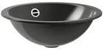 LAUFEN FORM Einbauwaschtisch, 400mm, ohne &Uuml;berlauf, ohne Hahnloch - Metallic