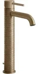 Gessi 316 Meccanica Waschtisch-Einhebelmischer mit Ablaufgarnitur - warm bronze
