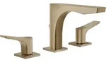 Gessi Rilievo 3-Loch-Waschtischarmatur mit Ablaufgarnitur - warm bronze...