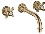 Dornbracht Madison Waschtisch-Wandbatterie - dark brass geb&uuml;rstet