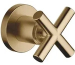 Dornbracht Tara. Unterputzventil, rechtsschlie&szlig;end 1/2" - dark brass geb&uuml;rstet