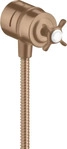 Axor 16882310, Axor Montreux FixFit Stop Schlauchanschluss brushed red gold optic