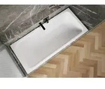 Bette Select Rechteck-Badewanne mit seitlichem &Uuml;berlauf vorne - Wei&szlig;
