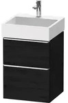 Duravit D-Neo Waschtischunterbau wandh&auml;ngend mit M&ouml;belgriff chrom - Eiche...