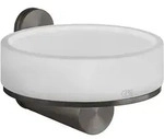 Gessi 316Accessoires Seifenablage Wandmodell, Glas hell - Metall schwarz...