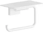Hansgrohe Papierrollenhalter AddStoris S mit Ablage - wei&szlig; matt