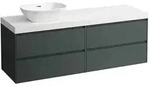 LAUFEN Lani Waschtischplatte mit Unterschrank 1570mm, mit Ausschnitt links -