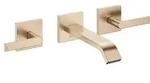 Dornbracht IMO Waschtisch-Wandbatterie 141mm - light gold geb&uuml;rstet