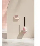 HEWI BarbieTM x HEWI B&uuml;rstengarnitur und WC-Papierhalter Set - rosa
