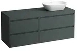 LAUFEN Lani Waschtischplatte mit Unterschrank 1370mm, mit Ausschnitt rechts -