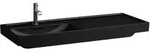LAUFEN Meda Waschtisch mit Ablage rechts 1200 x 460mm - schwarz matt