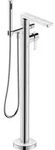 Duravit D-Neo Einhebel-Wannenmischer bodenstehend - chrom
