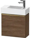 Duravit D-Neo Waschtischunterbau wandh&auml;ngend mit M&ouml;belgriff Gold poliert -...
