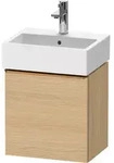 Duravit D-Neo Waschtischunterbau wandh&auml;ngend mit M&ouml;belgriff Bronze geb&uuml;rstet...