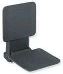 HEWI System 900 Einh&auml;ngesitz, Sitzfl&auml;che 350 x 340mm - anthrazitgrau matt