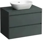 LAUFEN Lani Waschtischplatte mit Unterschrank 785mm, mit Ausschnitt mittig -