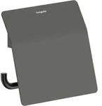 Hansgrohe Papierrollenhalter AddStoris S mit Deckel - brushed black