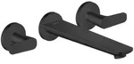 Axor Citterio C 3-Loch Wannenmischer Cubic Cut - schwarz matt