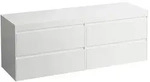 LAUFEN Lani Waschtischplatte mit Unterschrank 1570mm, ohne Ausschnitt - wei&szlig; matt