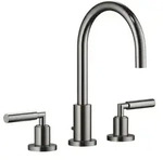 Dornbracht Tara. Waschtisch-Dreilochbatterie Ausladung 165mm - dark chrome