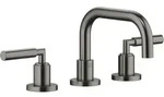 Dornbracht TARA Waschtisch-Dreilochbatterie mit Ablaufgarnitur - brushed dark
