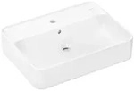 Hansgrohe Xuniva Q Aufsatzwaschtisch 600/450 mit SmartClean - wei&szlig;