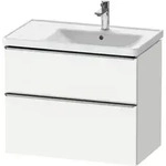 Duravit D-Neo Waschtischunterbau wandh&auml;ngend mit M&ouml;belgriff Edelstahl...