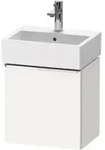Duravit D-Neo Waschtischunterbau wandh&auml;ngend mit M&ouml;belgriff chrom - Wei&szlig; Matt