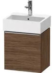 Duravit D-Neo Waschtischunterbau wandh&auml;ngend mit M&ouml;belgriff Edelstahl...