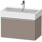 Duravit D-Neo Waschtischunterbau wandh&auml;ngend mit M&ouml;belgriff chrom - Basalt...